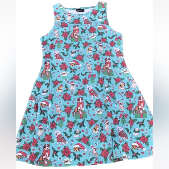 RARE NWOT Blackmilk Santa Paws Dress~LIMITED Size Large - Picture 4 of 14